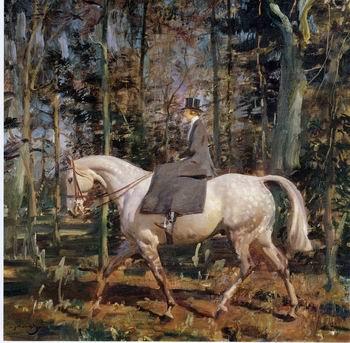 unknow artist Classical hunting fox, Equestrian and Beautiful Horses, 092. oil painting picture